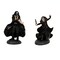 Department 56 Harry Potter Village The Death Eaters Village Figurine Set, 2 Pieces 2.6in H